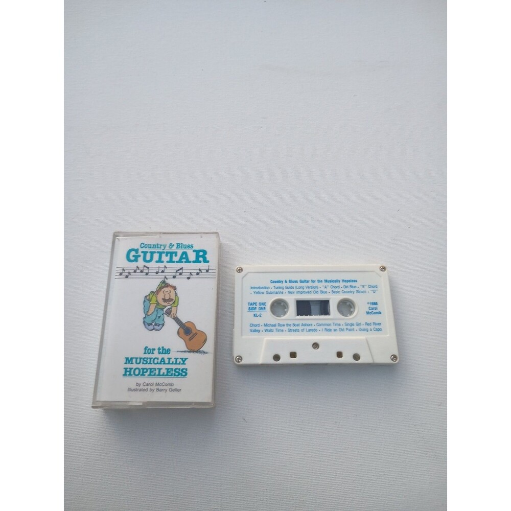 Carol McComb Country & Blues Guitar for Musically Hopeless Cassette 1986
